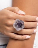 Papparazzi Floral Intentions- Purple Flower Ring