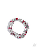 Paparazzi Instant Shimmer- Red Bracelet