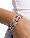 Paparazzi Instant Shimmer- Red Bracelet