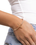 Paparazzi Holy Headline- Gold Cross Bracelet
