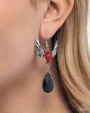 Paparazzi Angelic Accomplishment- Red Earrings