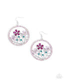 Paparazzi Basic Bouquet- Pink Earrings