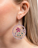 Paparazzi Basic Bouquet- Pink Earrings