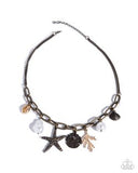 Paparazzi Coral Collection- Brass Necklace