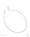 Paparazzi No Drama - Silver Men Necklace