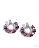 Paparazzi Courteous Chic - Purple Post Earrings