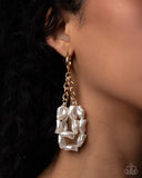 Paparazzi Sunset State of Mind - Gold Earrings