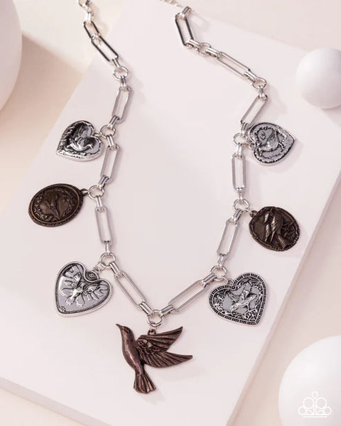 Paparazzi Sparrow Social - Multi Necklace