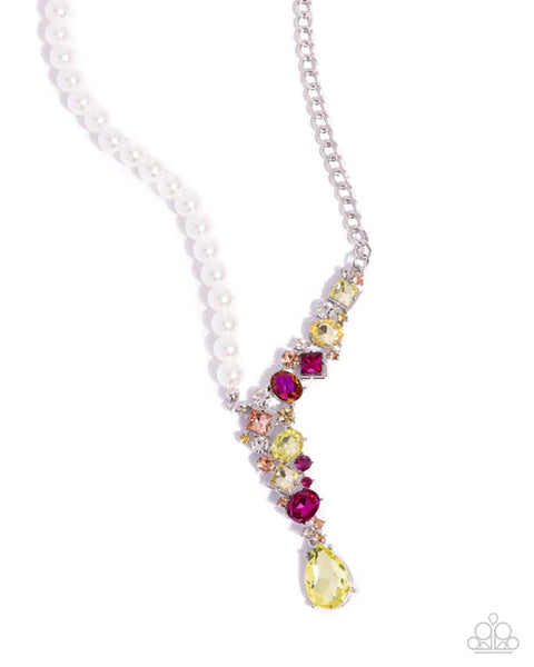 Paparazzi Boisterous Ballet - Yellow Necklace