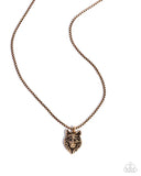 Paparazzi Alphas Call - Gold Mens Necklace
