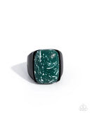 Paparazzi Crowd Pleasing Color - Green Ring
