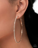 Paparazzi Sensational Squares- Gold Hoops
