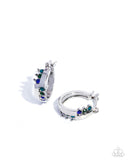 Paparazzi Abstract Accomplishment- Blue Earrings