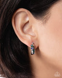 Paparazzi Abstract Accomplishment- Blue Earrings