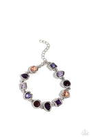 Paparazzi Actively Abstract - Purple Bracelet