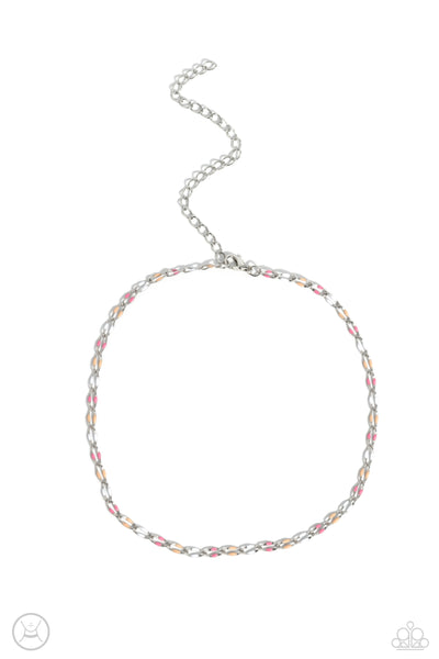 Paparazzi Admirable Accents - Pink Necklace