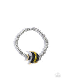 Paparazzi Admirable Angelfish- Yellow Fish Bracelet