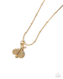 Paparazzi Adorable Ace- Gold Necklace
