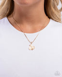 Paparazzi Adorable Ace- Gold Necklace