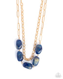 Paparazzi Adorable Acrylics- Blue Necklace