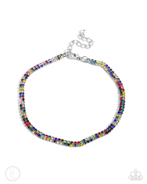 Paparazzi Adorable Anklet - Multi