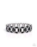 Paparazzi Adorable Armada- Black Bracelet