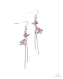 PaparazziAerial Affection - Pink Earrings