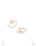 Paparazzi Aerial Attitude - Gold Earcuff