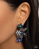 Paparazzi Aerial Award- Blue Earrings