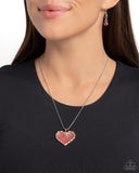 Paparazzi Affectionate Advance - Red Heart Necklace