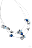 Paparazzi Affectionate Array - Blue Necklace