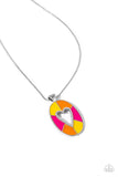 Paparazzi Airy Affection - Multi heart Necklace