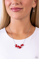 Paparazzi Al-ROSE Ready - Red Roses Necklace