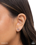 Paparazzi All My Affection- Pink Heart Stainless Steel Earrings