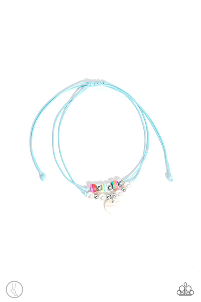 Paparazzi All TIDE Up - Blue String Coastal Anklet