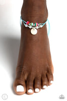 Paparazzi All TIDE Up - Blue String Coastal Anklet