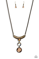 Paparazzi Alluring Andante - Brass Necklace