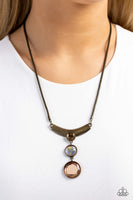 Paparazzi Alluring Andante - Brass Necklace