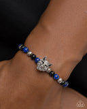 Paparazzi Alphas Claim- Blue Bracelet