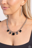 Paparazzi Alternating Audacity - Black Necklace