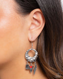 Paparazzi Alternative Angel - Red Earrings