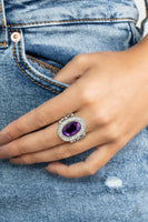 Paparazzi Always OVAL-achieving - Purple Ring