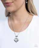 Paparazzi Anchored Accent- Green Necklace