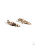 Paparazzi Angelic Altitude - Gold Earrings