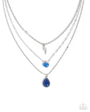 Paparazzi Angelic Anthem- Blue Necklace