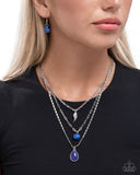 Paparazzi Angelic Anthem- Blue Necklace