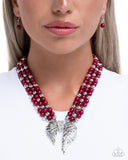 Paparazzi Angelic Ardor- Red Necklace