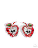 Paparazzi Apple for the Teacher- Red Earrings