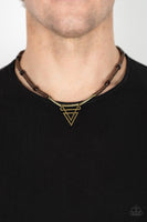 Paparazzi Arrowed Admiral - Brass Urban Neclace