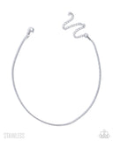 Paparazzi Authoritative Academy- Silver Necklace
